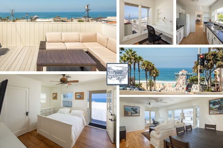 Downtown Manhattan Beach Coastal City Getaway