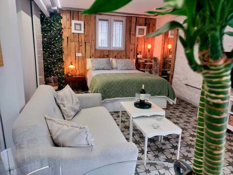 "El Nido" loft, private garden, barbecue, swimming pool