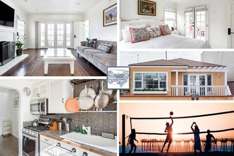 Classic Bungalow Half a Block from the Sand at Hermosa Beach