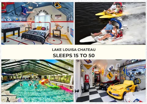 Sleep Up to 50 At This Lake Boating Luxury Estate