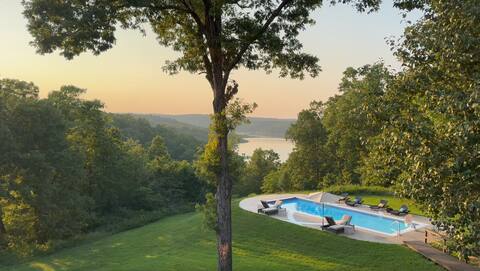 Breathtaking Lake Views!  Luxury 12 acre estate