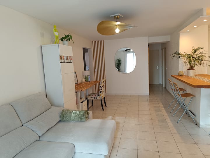 Superbe T3 Clim, 7 Couchages, Ville, Mer, Montagne - Perpignan