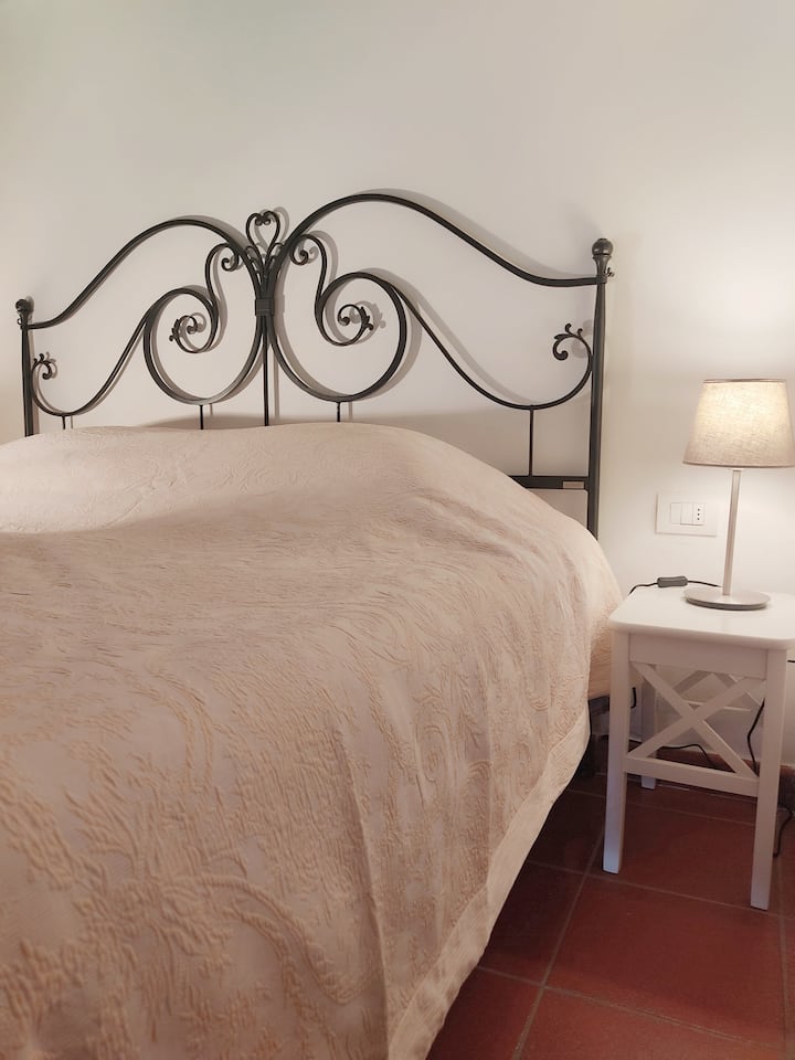 letto matrimoniale in ferro battuto