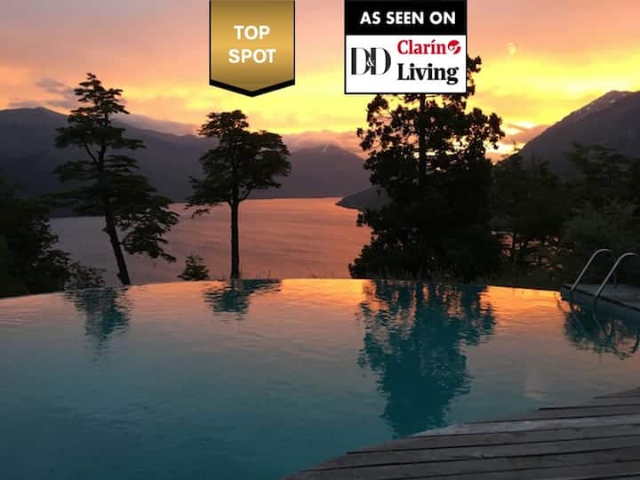 Magnificent Lakeview Villa With Pool In Bariloche - Bariloche