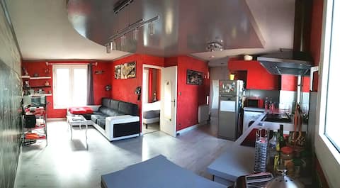 T2-42m2-Air conditioning, dim light-garage
