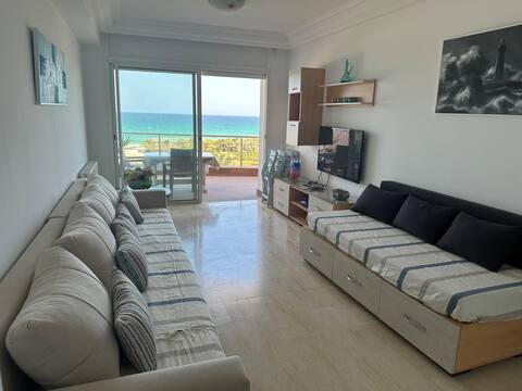 Beachfront apartment