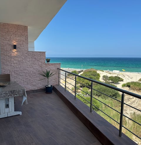 Beachfront apartment