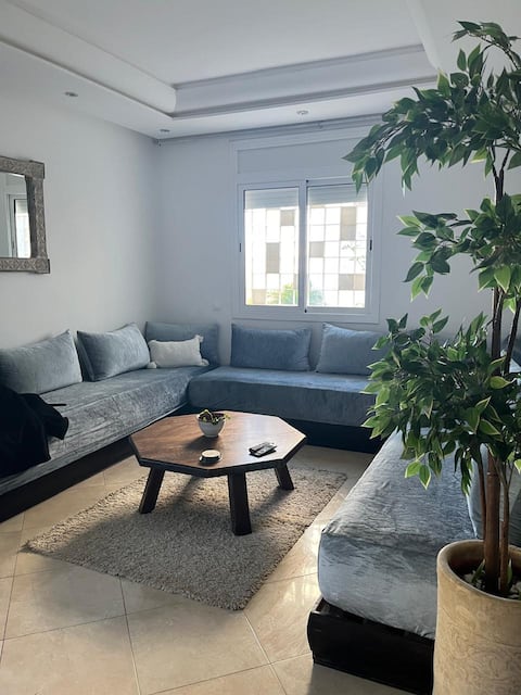 Top Airbnb: Apartment for rent in Fnideq bab sebta, quiet residence in Fnideq