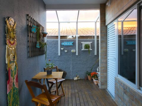 Imóvel de sucesso: Beachfront house - studio for 2 people em Paulo Lopes