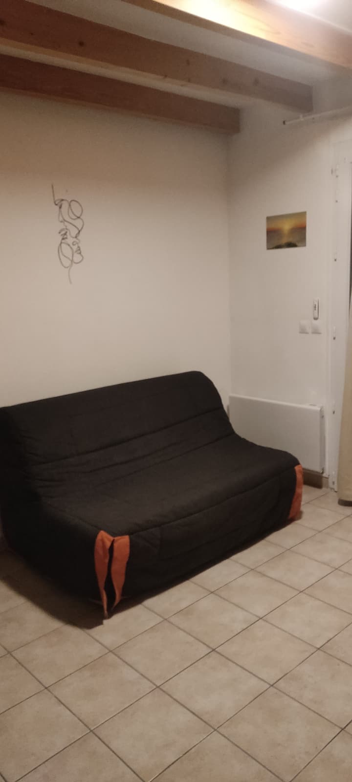 EXTRA BED BZ 140x 190cm on the ground floor for 1 person