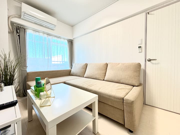 Sala de estar y sofá cama♪