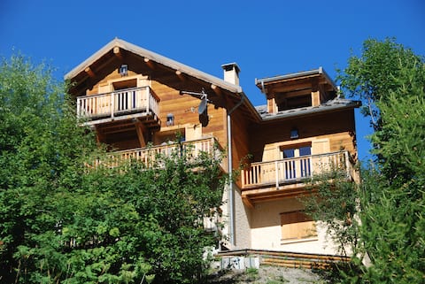Apartment in beautiful chalet at the foot of the hikes