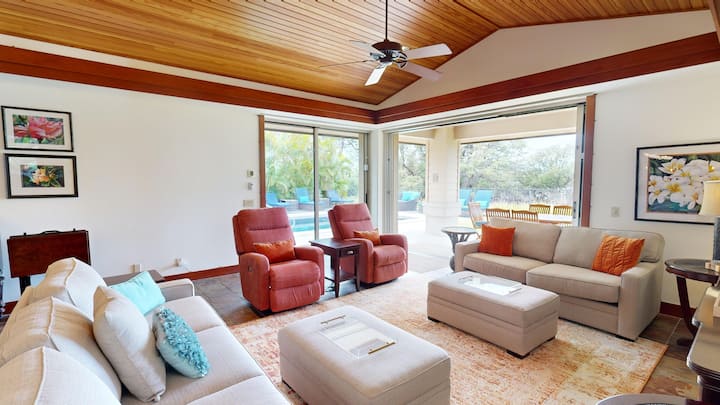 室内和室外客厅融为一体口袋门