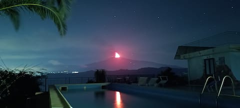 Marvellous villa close to Taormina Castelmola Etna