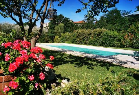 Holiday home with a pool for your exclusive use.