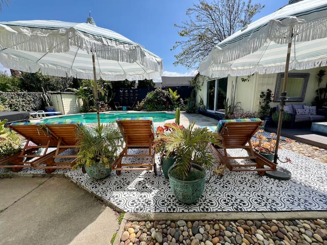 Mid-Century California Ranch Family Home with Pool