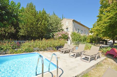Mas Antonin, 7 chb, chffée swimming pool, panoramic view