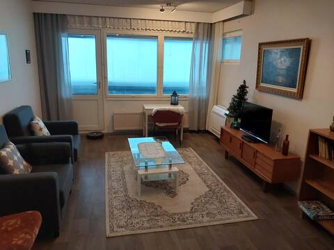 Downtown apartment with sauna and balcony