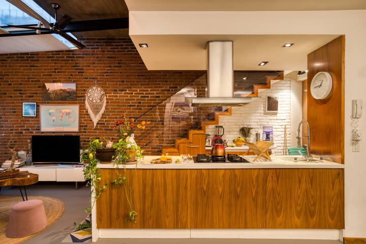 Amplio depa con hermosa terraza para 6 en la Roma gallery image 5