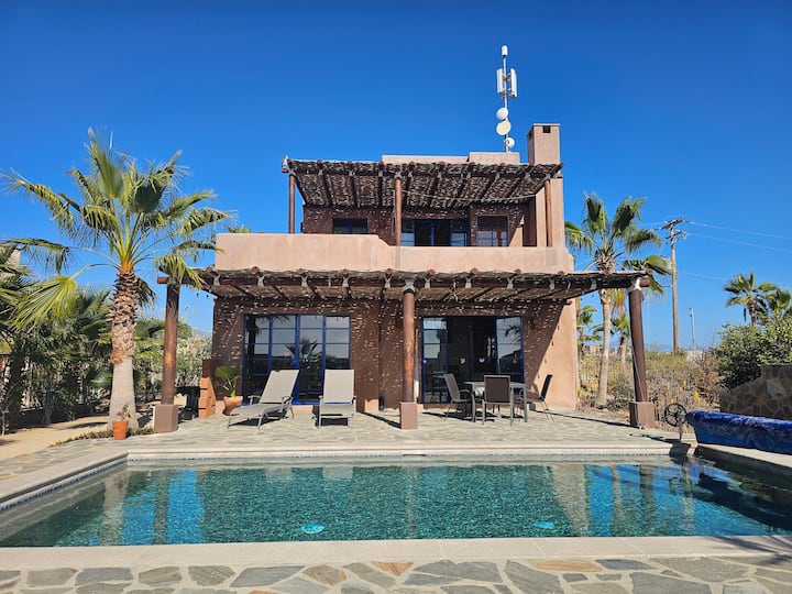 Peaceful Ocean View Villa With Own Pool - Todos Santos