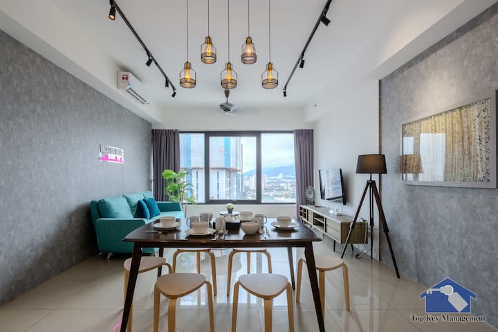City View 3br Suite @ Macalister | Near Komtar - Penang