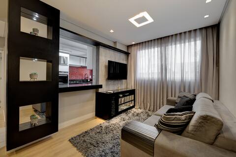 2Q. Luxury with Garage and 1 min. to Pé da Praia w/AR