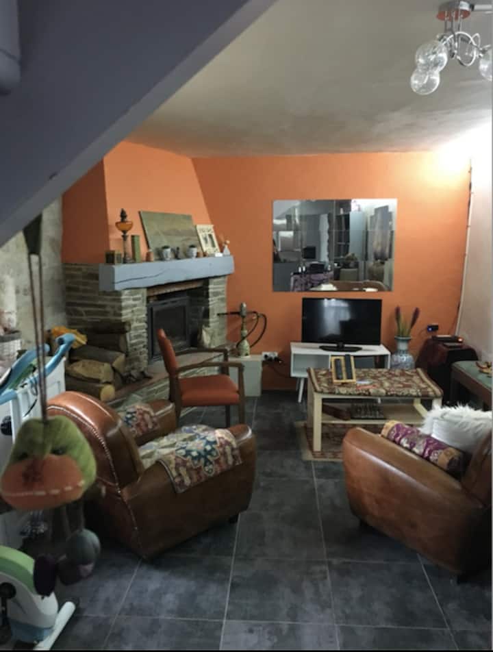Mas Authentique Au Pied Du Château Piscine Privée - Laroque-des-Albères