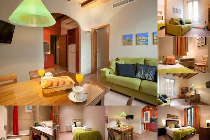 Cozy Acomodis Apartment for 4 in El Born center!