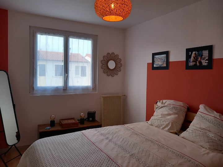 Dormitorio 2 con una cama de 2 plazas