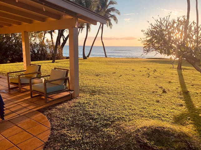 Whales and sunsets, front row seats every day!