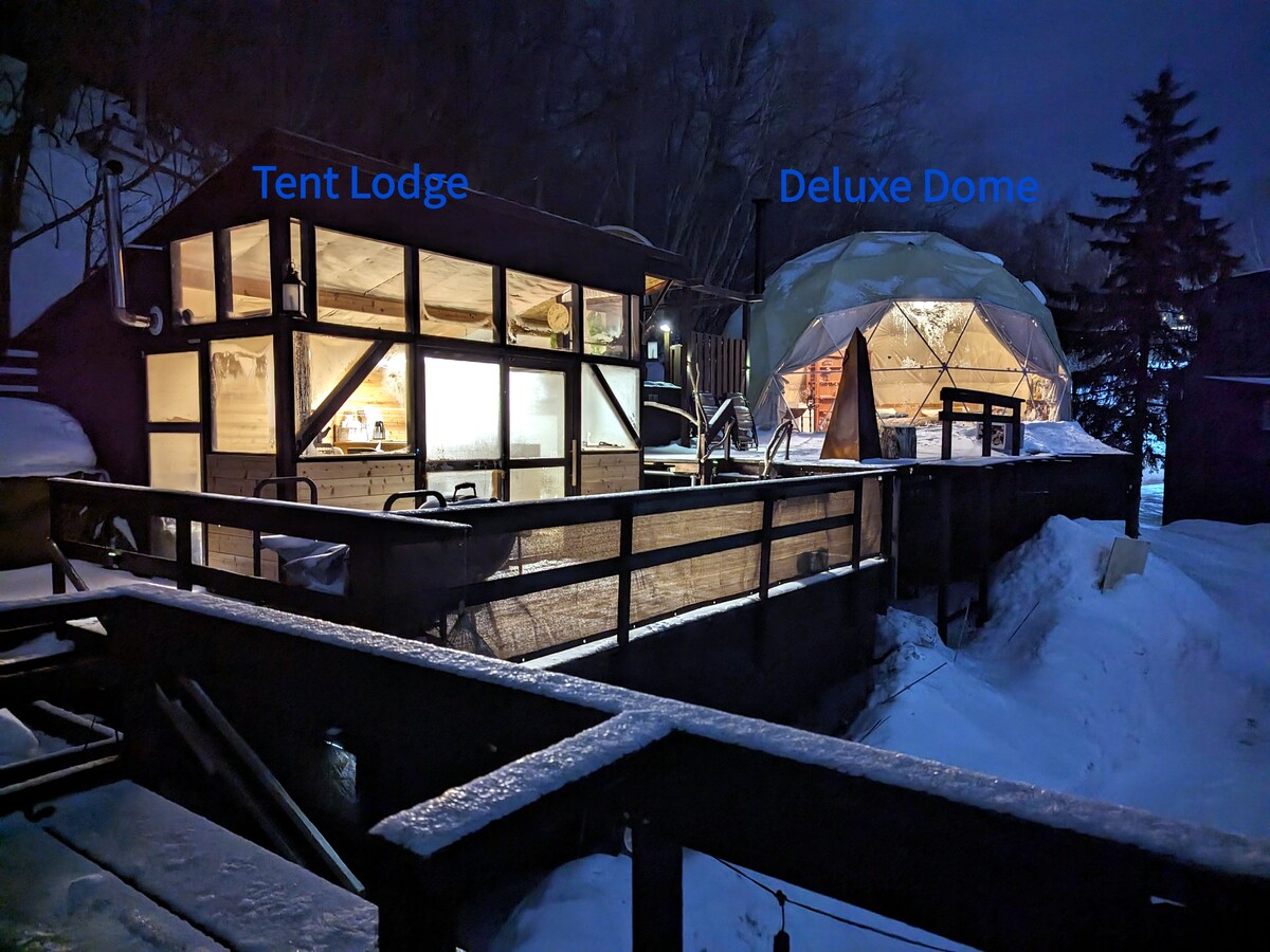 Private glamping plan with sauna Sapporo - Houses for Rent in