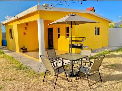House with 2 bedrooms, kitchen, 1 bathroom & WIFI.