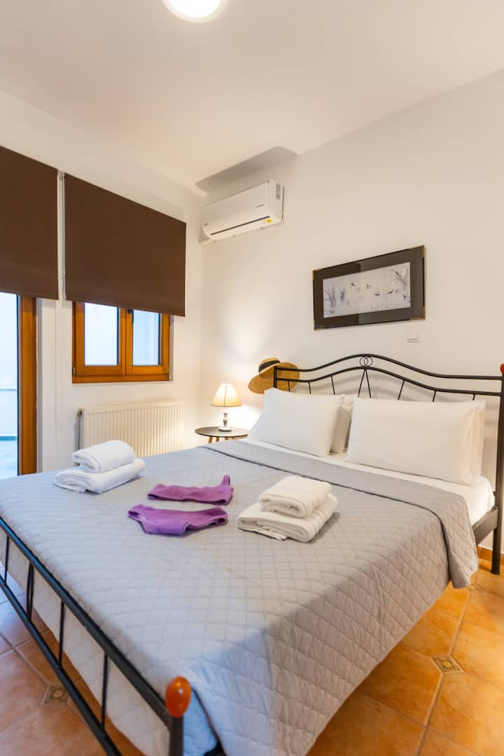 The Bridge House - חדר שינה 4 בקומת הקרקע עם מיטה זוגית