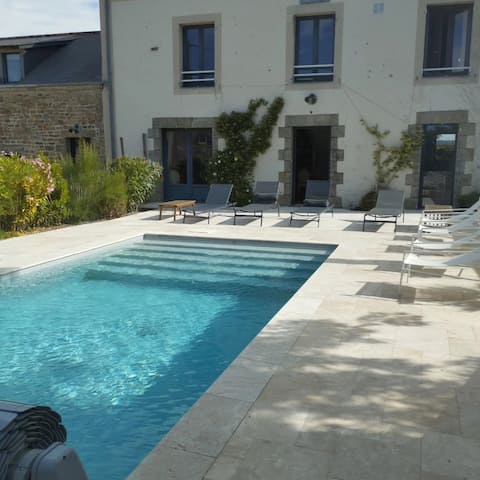 Large house at the entrance to the Gulf of Morbihan