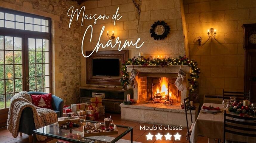 Beautiful house near Bordeaux and the coast 4*