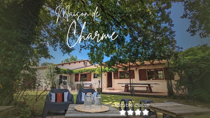 Beautiful house near Bordeaux and the coast 4*