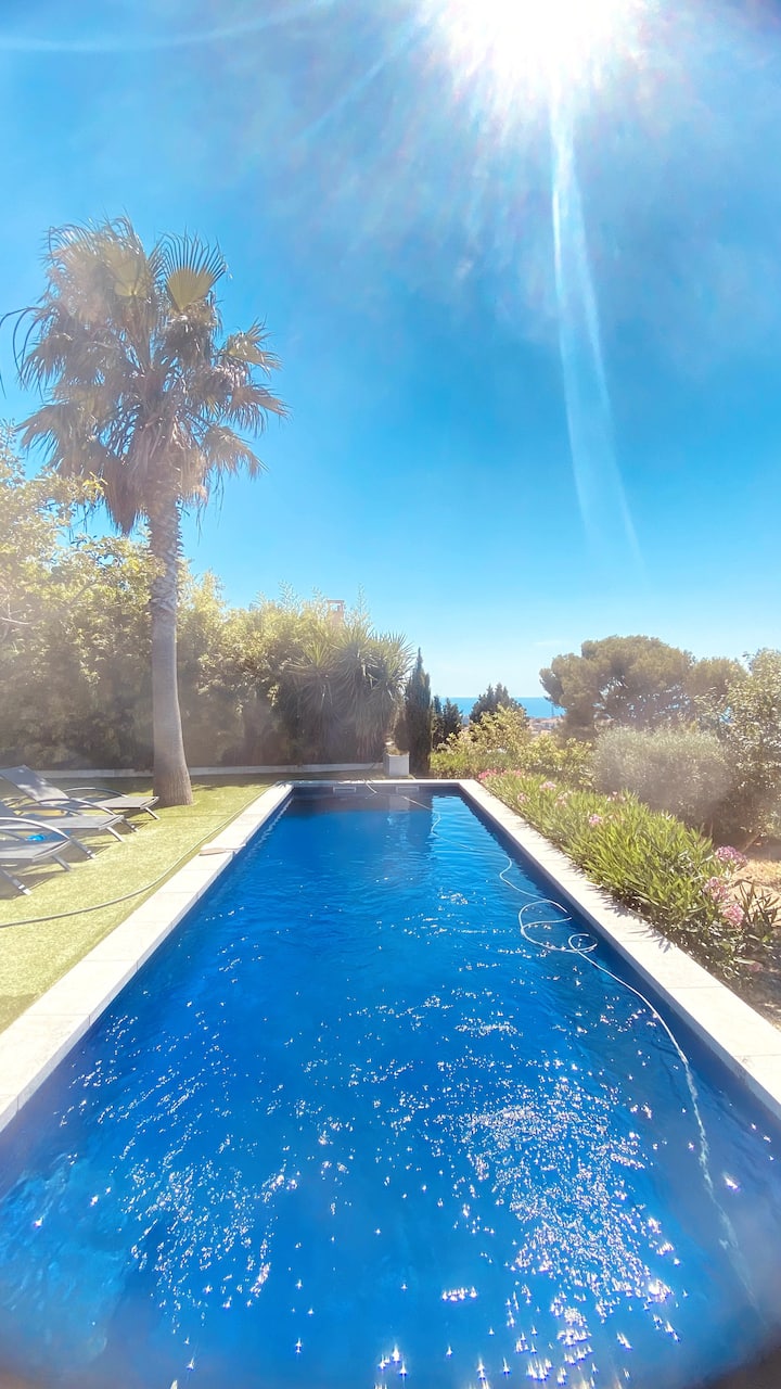 Villa 10 Personnes Marseille Piscine Vue Mer - Marseille