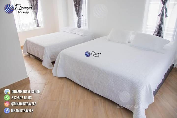 amplia confortable habitacion 