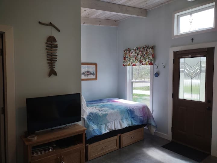 View of bedroom area.