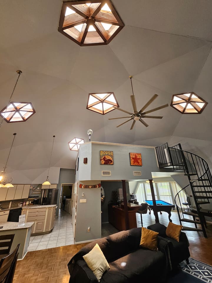 Lake Harwell Geodesic Dome Ranch Retreat - Dome houses for Rent in