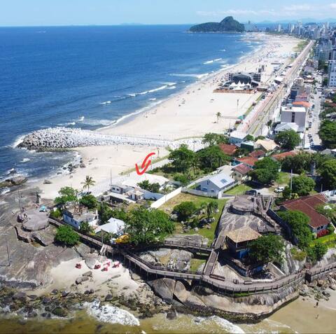 Wonderful beachfront at Pico de Matinhos