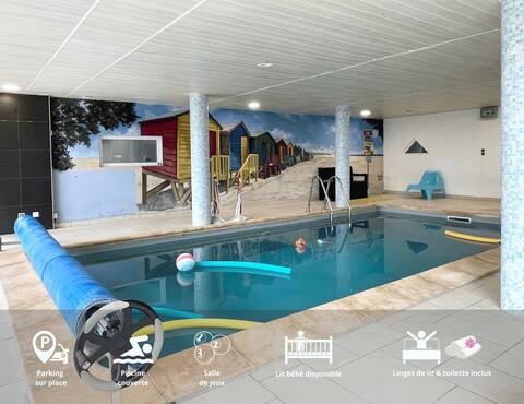 Large Villa indoor swimming pool pétanque court