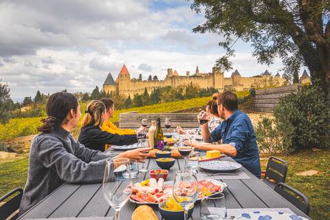 Carcassonne City: Large cottage, hot tubs, pool