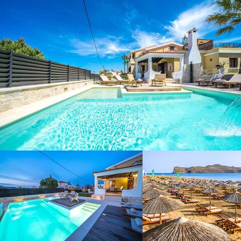 100m to Beach / Luxury Villa / Private Heated Pool