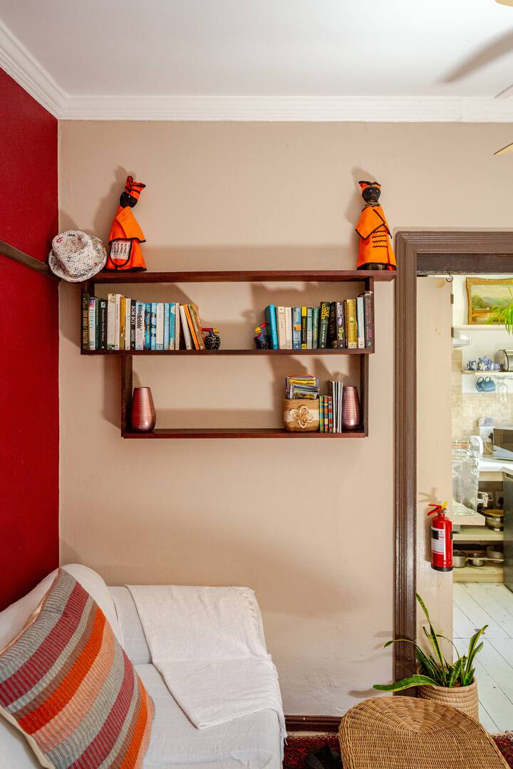 Plenty of books to read while you relax