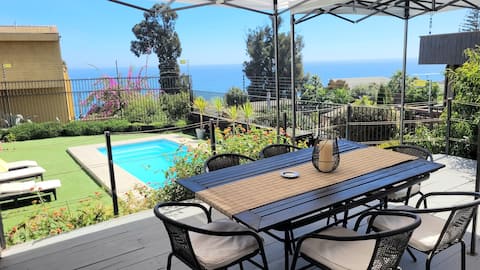 Beautiful Spacious House Ocean View Pool Grill