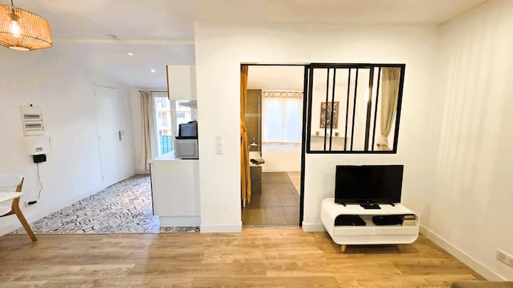 T2 Confortable/clim – Idéal Couple, Centre De Nice - Villefranche-sur-Mer