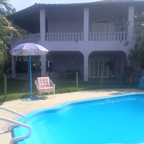 Casa c/ Piscina e Currasq. Condomínio 10min Praias