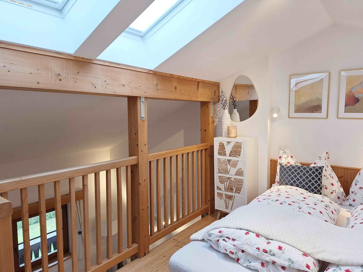 Vista desde el dormitorio hacia el área de estar