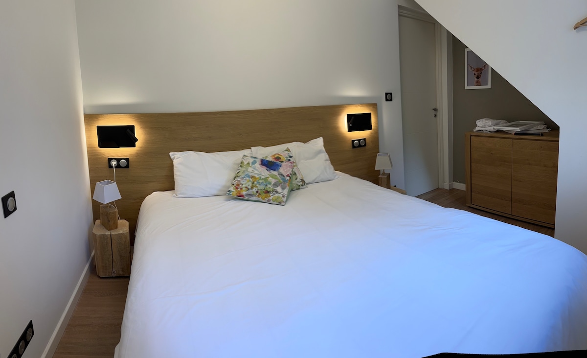 Მეორე საძინებელი 160/დიდი ზომის საწოლის კონფიგურაციაში